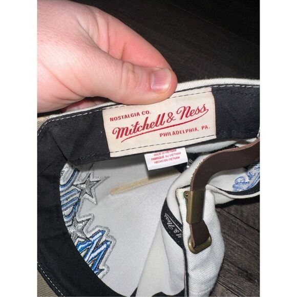 Orlando Magic Basketball Mitchell & Ness Hardwood Classic Snap Back Cap - Picture 7 of 7